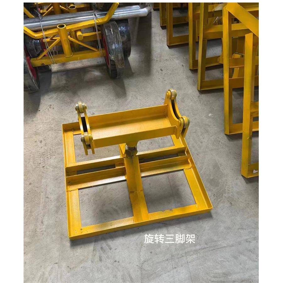 钢管架滚F77SH89J轮支沟槽机架切管机套管丝机子三脚架托支撑旋转