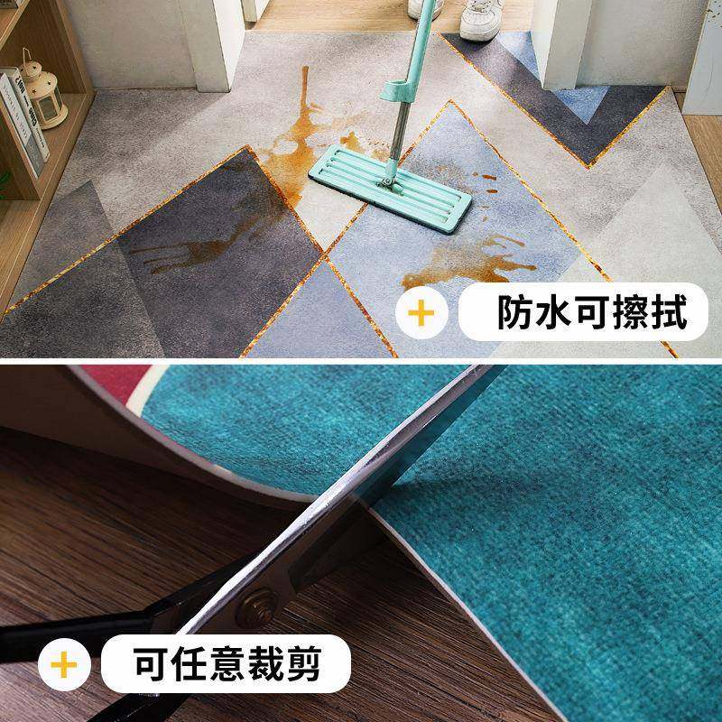 BB4新厅中PVC入户门地垫可KRH擦免洗C脚垫可裁剪家用式门防
