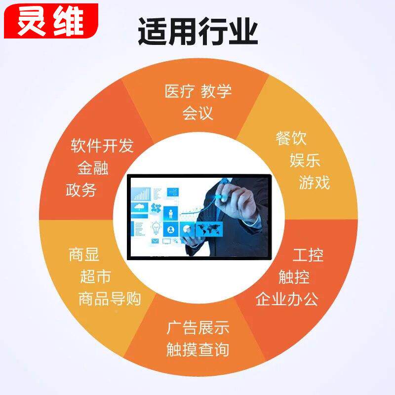 触屏查询体机控一显示触器立