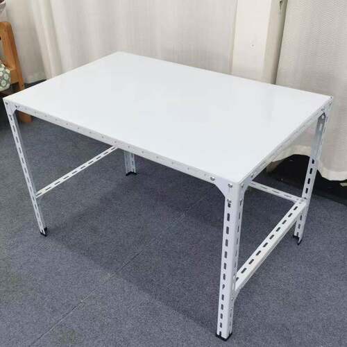 角钢货架小桌子工具架操作台写字茶台办公台上架一层简易打包台