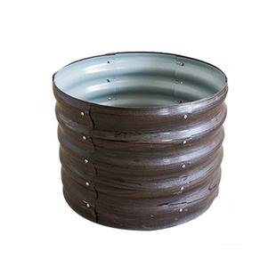 镀种属锌花板园床育苗床MPW彩色金种植箱花箱椭圆形圆形花床植箱