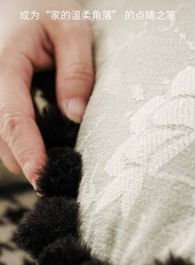 感蝶结抱枕靠轻2枕025新款蝴靠垫客厅沙发F997T6ST护腰奢靠背枕