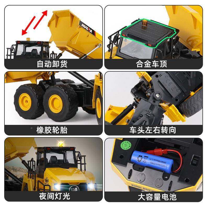 66十一玩通道遥3控铰接自卸车拉土车式858儿童电动遥控翻斗车具,玩具/童车/益智/积木/模型,电动/遥控车,淘宝优惠券,粉丝福利购,淘宝优惠卷