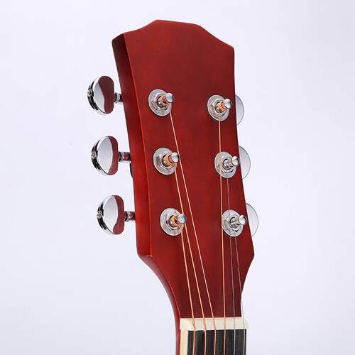 吉他民谣工厂41寸学生新手木吉他JF桶缺角全椴木跨境吉他guitar