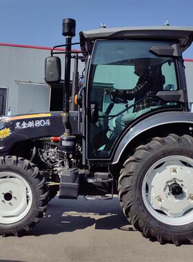 现车8HKN4四轮拖拉高机0配水埋田茬耕整机大底盘大轮胎中拖