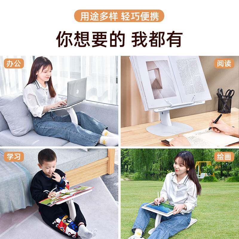 车一粒桌载小桌板副驾后排汽公车车内上折叠学写字作习业桌子电脑
