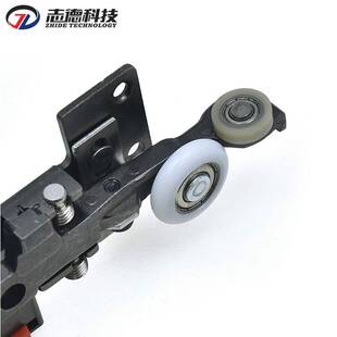 幽灵门五金配件静音滑动门系统木门移门吊轮隐形轨道隐藏式滑动门