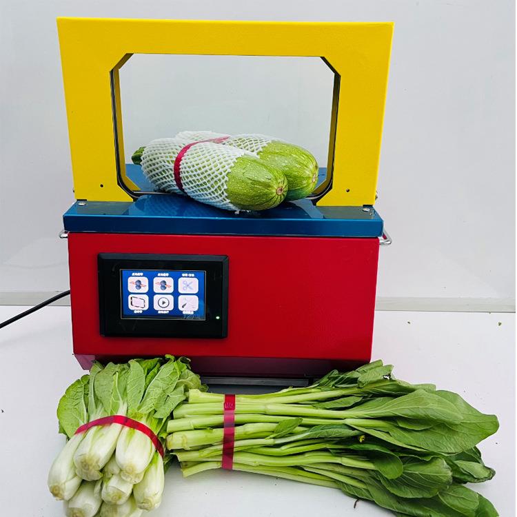 全自动蔬菜绑扎机 超市青菜捆扎机 大葱蔬菜打包机