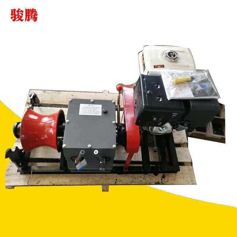 机动绞磨牵引机柴油绞磨机拉木材牵引机厂家供应3吨汽油绞磨机