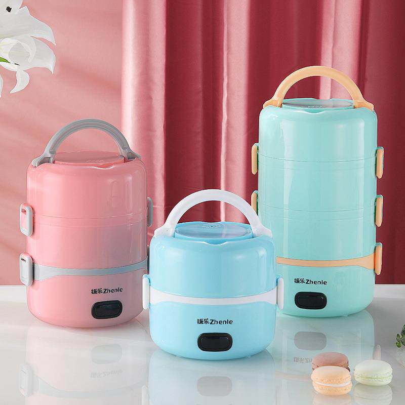 厂家直销电热饭盒 多功能电加热午餐盒 自热便当盒保温饭菜盒