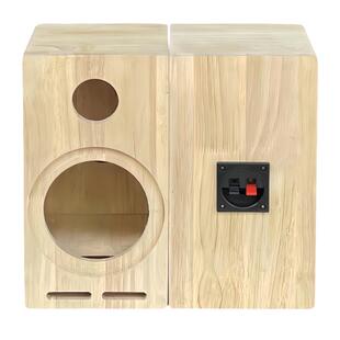 汽家车音响分二分频迷改喇叭用实木箱4寸5装寸6.5寸8寸空箱体二频