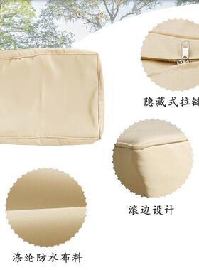 ZFO供境直户外防水坐垫布套庭院梳化靠垫室外石卡座凳跨长凳软包