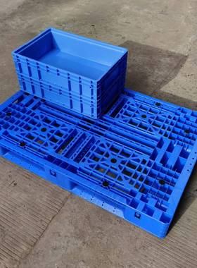 0100*416183002料90mm塑加长周转箱熟料物流箱EU41028注塑*塑料物