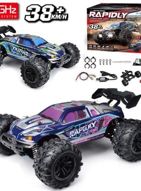 跨境2漂.4G高速越四34985野驱遥控大脚车1：16移LE灯越D野车皮卡