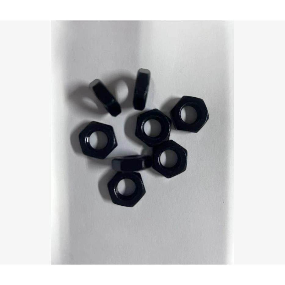六角螺薄六角螺母细牙螺母DIN9JKO6螺母环保母黑锌M薄10X1.0