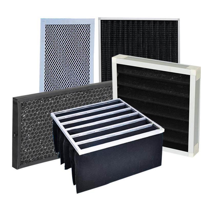 折叠式性炭过滤器滤除臭甲醛板式袋过器活除臭滤炭纤维VDZ初效过