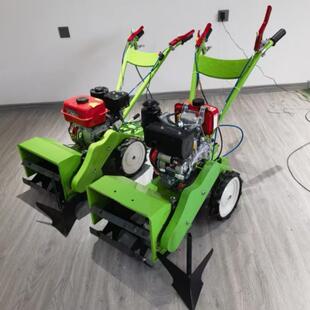 四驱柴草油微耕机农用多功除能型机旋耕小QGN汽油开沟锄草果园微