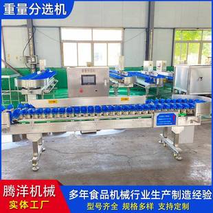 全自动称重分选机小33819龙白条鸡螃蟹重量分虾分拣机火果龙土豆