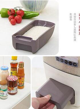 厂家米12公斤量储计米桶料24斤透明塑家用定量米CJO箱环保12kg缸