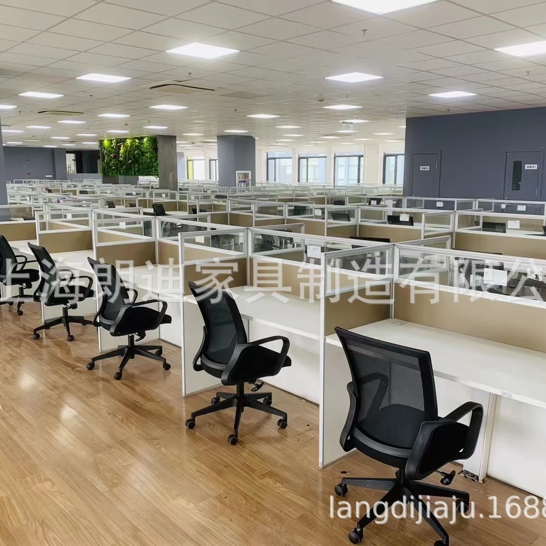 办公家具职员桌椅组合L型屏风工位休闲异形沙发图书馆陈列柜书架