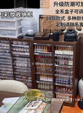 厂具家文收纳层柜OKO抽屉式a4文件柜钢笔笔储铅物柜平底多美甲收