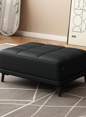 长#l欧式皮脚艺沙发脚踏凳家用客厅贵妃位加搁凳www10199l放腿皮