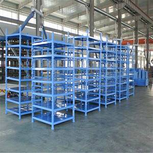 钢制折叠式ICC巧固架布料流货冷库架物配件堆垛架钢仓移库托盘制