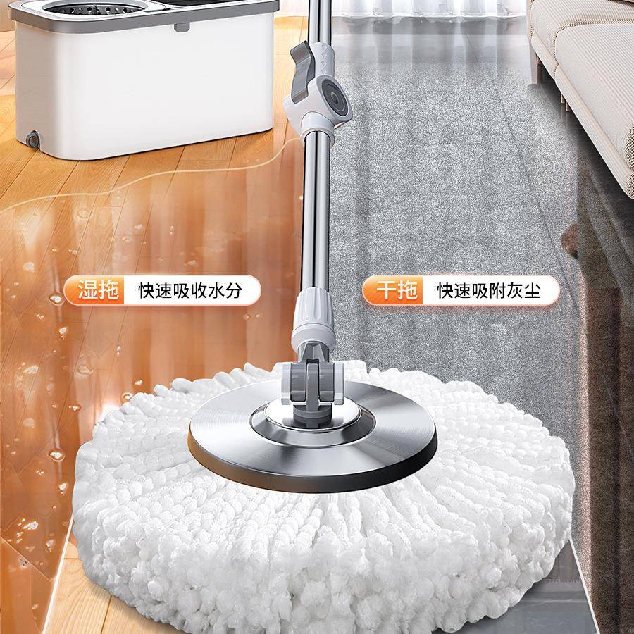 包邮新225款QKR0旋转拖把用自动拖把桶懒人免手洗一拖净家拖地