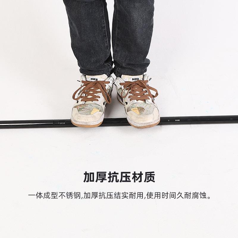 锈钢缩旗杆可拆卸便携长延长支撑杆自由伸缩工HOF不厂伸定加制