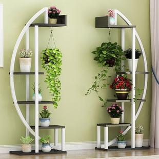 客厅落地式 创物意DYE多层花萝室内小架子阳台多肉花盆架绿阶梯式