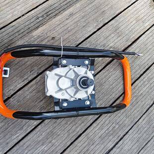 地钻挖坑机冲程割草机发动机改装栽树WZF树种施四肥洞打机配件齿