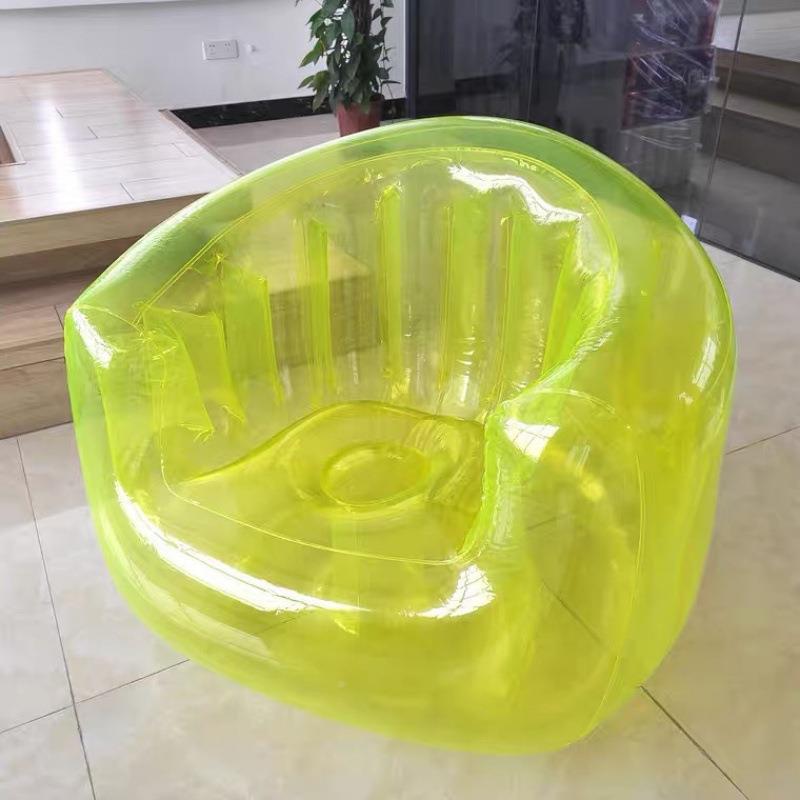 放娃娃的透沙发家用改懒理人XQZ充气透明剪开私造密实明体整收纳
