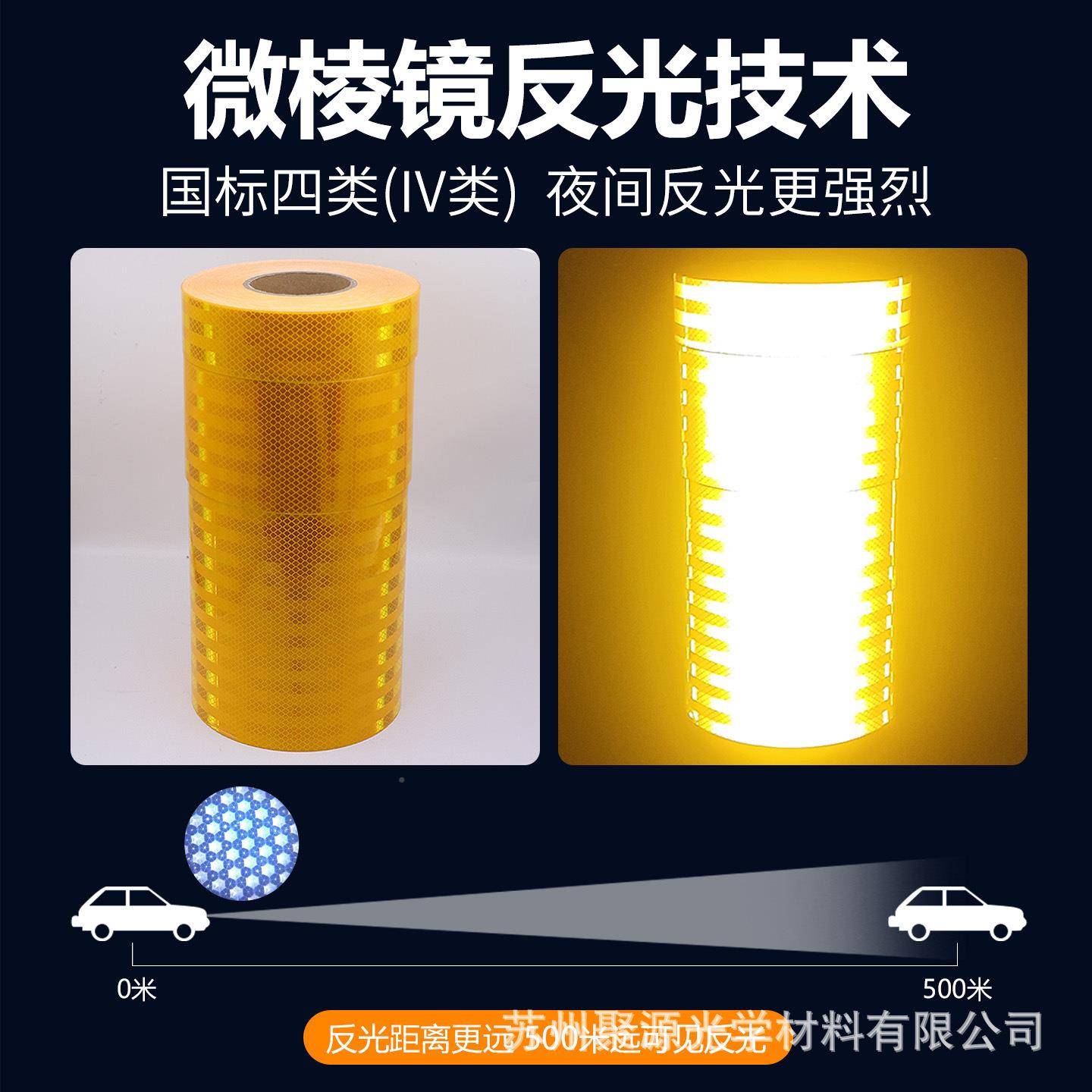 超强亚克力反光车身国贴标类712高亮反光四膜立柱示贴纸可dingz警