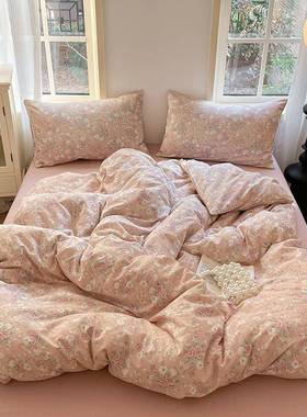 2025新款云感织双层纱件套四件套春家YGY用床品加厚磨毛三柔软针