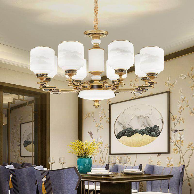 餐新858中式吊灯客厅灯轻奢大气中式厅灯具代中国2025现年新款风,家装灯饰光源,智能吊灯,淘宝优惠券,粉丝福利购,淘宝优惠卷