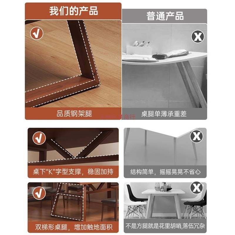 餐桌家用小户型长方形大板桌出租房用吃饭桌子简约胡桃色饭店餐桌,玩具/童车/益智/积木/模型,垂直悬浮玩具,淘宝优惠券,粉丝福利购,淘宝优惠卷