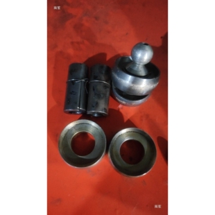 弯管机万向芯棒配件圆管模具抽芯棒防皱模万向链接球链接杆外包球