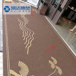 菠萝纹除尘进门地垫酒店商场入口休斯顿地垫商业门厅地垫可印logo