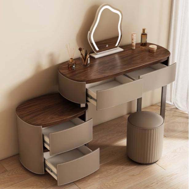 2025新款马鞍皮实木梳妆台床头柜轻奢简约现代斗柜一体小型化妆桌,鲜花速递/花卉仿真/绿植园艺,割草机/草坪机,淘宝优惠券,粉丝福利购,淘宝优惠卷
