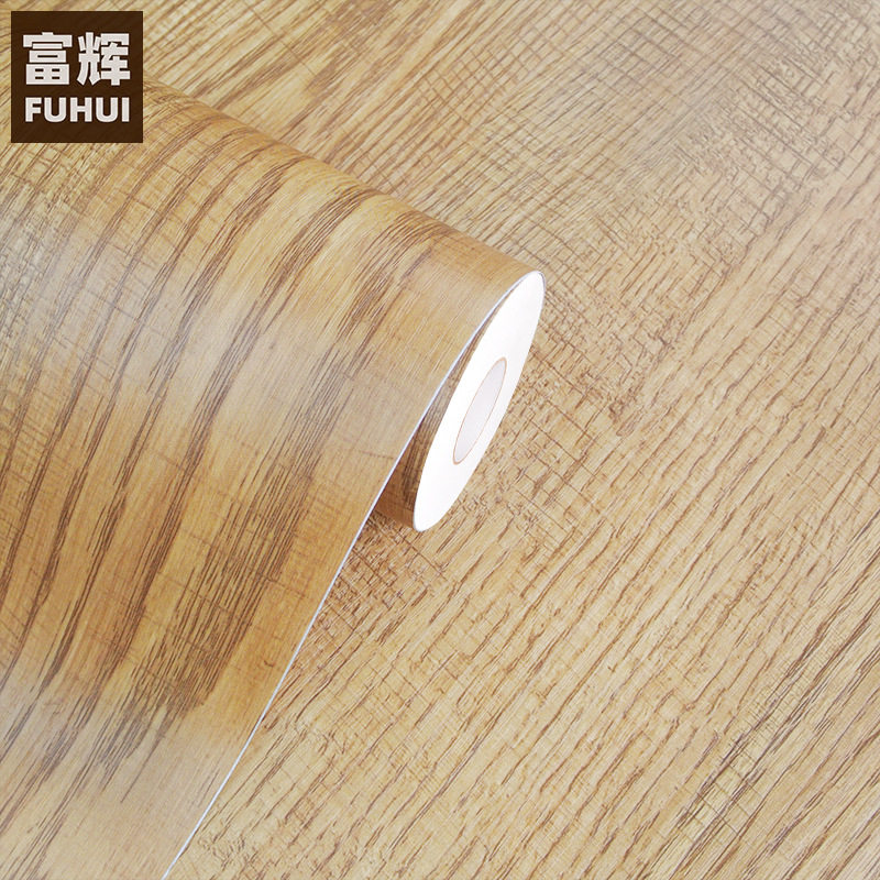 PVC木纹自粘防水翻新贴纸50米
