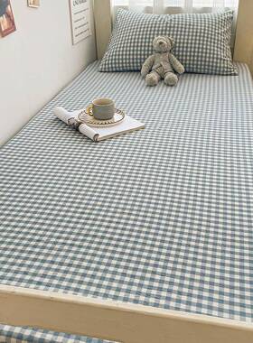 学生舍用床笠罩单F769HH6T件全棉a类单人床单1专.2纯棉宿9米0×19