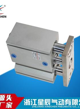 星辰气动原厂M热销高品质GQM16系761列新型薄带导杆气缸三轴气缸
