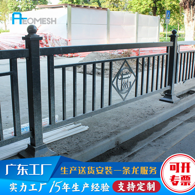 广州艾网 广州市琶洲市政道路护栏项目案例