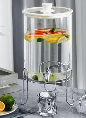 饮冷壶桶储耐高温茶夏桶大容量水水壶龙头凉水壶家10240050用料玻