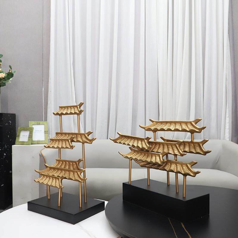 1058新中式中风传统关古建筑摆件处客厅书房玄酒店售楼家居软国装,家居饰品,装饰摆件,淘宝优惠券,粉丝福利购,淘宝优惠卷