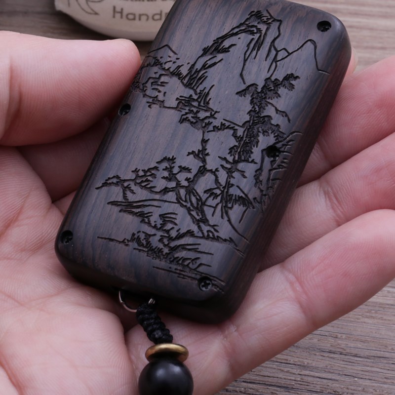 专用于广汽传褀GS8GS7GS8M8改装专用木头钥匙壳钥匙包钥匙