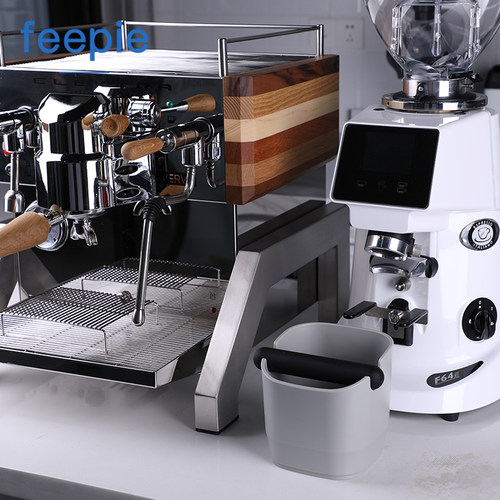 feepie 半自动咖啡机粉渣盒吧台敲渣桶防滑小型家用粉渣桶咖啡渣