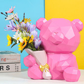 暴力熊存钱罐只进不出可存可取大号儿童储蓄罐男女孩家用新款 摆件