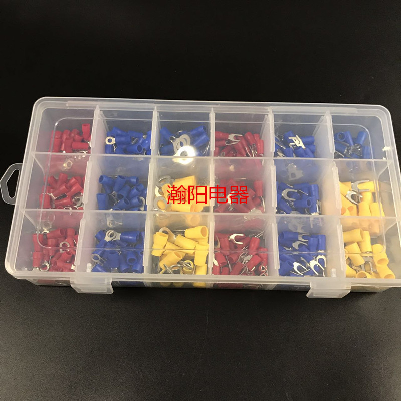 冷压端子U型O型接头预绝缘接线端叉型圆形公母 装 端子盒