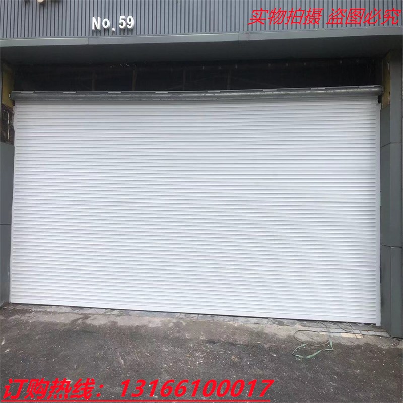 上海卷帘门铝合金卷帘门电动卷帘门车库门抗风门水晶卷帘门
